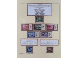 1923/45, in den Hauptnummern überkomplette, meist postfrische Sammlung inkl. Dienstmarken mit einigen Besonderheiten inkl. Wa