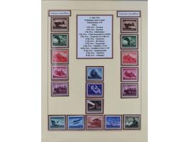 1923/45, in den Hauptnummern überkomplette, meist postfrische Sammlung inkl. Dienstmarken mit einigen Besonderheiten inkl. Wa