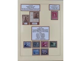 1923/45, in den Hauptnummern überkomplette, meist postfrische Sammlung inkl. Dienstmarken mit einigen Besonderheiten inkl. Wa