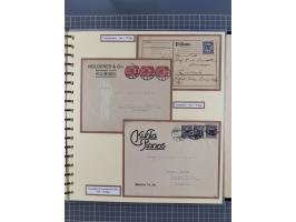 1923/45, umfangreiche Sammlung mit über 1000 Briefen und Karten mit besseren EF- und Mehrfachfrankaturen, vielen R-Briefen, v