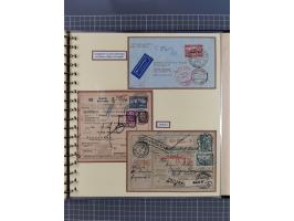 1923/45, umfangreiche Sammlung mit über 1000 Briefen und Karten mit besseren EF- und Mehrfachfrankaturen, vielen R-Briefen, v