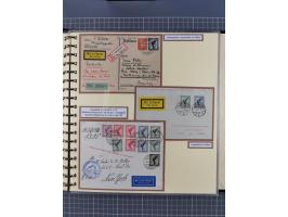 1923/45, umfangreiche Sammlung mit über 1000 Briefen und Karten mit besseren EF- und Mehrfachfrankaturen, vielen R-Briefen, v