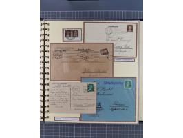 1923/45, umfangreiche Sammlung mit über 1000 Briefen und Karten mit besseren EF- und Mehrfachfrankaturen, vielen R-Briefen, v