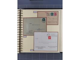 1923/45, umfangreiche Sammlung mit über 1000 Briefen und Karten mit besseren EF- und Mehrfachfrankaturen, vielen R-Briefen, v