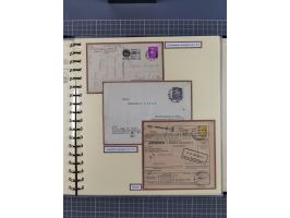 1923/45, umfangreiche Sammlung mit über 1000 Briefen und Karten mit besseren EF- und Mehrfachfrankaturen, vielen R-Briefen, v