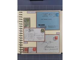 1923/45, umfangreiche Sammlung mit über 1000 Briefen und Karten mit besseren EF- und Mehrfachfrankaturen, vielen R-Briefen, v