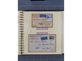 1923/45, umfangreiche Sammlung mit über 1000 Briefen und Karten mit besseren EF- und Mehrfachfrankaturen, vielen R-Briefen, v