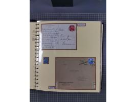 1923/45, umfangreiche Sammlung mit über 1000 Briefen und Karten mit besseren EF- und Mehrfachfrankaturen, vielen R-Briefen, v