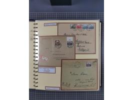 1923/45, umfangreiche Sammlung mit über 1000 Briefen und Karten mit besseren EF- und Mehrfachfrankaturen, vielen R-Briefen, v