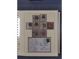 1923/45, umfangreiche Sammlung mit über 1000 Briefen und Karten mit besseren EF- und Mehrfachfrankaturen, vielen R-Briefen, v
