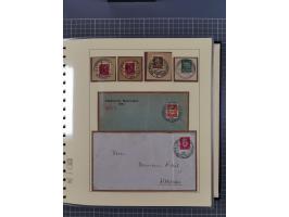 1923/45, umfangreiche Sammlung mit über 1000 Briefen und Karten mit besseren EF- und Mehrfachfrankaturen, vielen R-Briefen, v