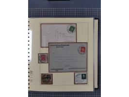 1923/45, umfangreiche Sammlung mit über 1000 Briefen und Karten mit besseren EF- und Mehrfachfrankaturen, vielen R-Briefen, v