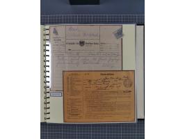 1923/45, umfangreiche Sammlung mit über 1000 Briefen und Karten mit besseren EF- und Mehrfachfrankaturen, vielen R-Briefen, v