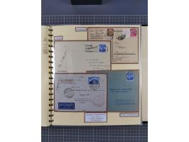 1923/45, umfangreiche Sammlung mit über 1000 Briefen und Karten mit besseren EF- und Mehrfachfrankaturen, vielen R-Briefen, v