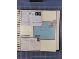 1923/45, umfangreiche Sammlung mit über 1000 Briefen und Karten mit besseren EF- und Mehrfachfrankaturen, vielen R-Briefen, v