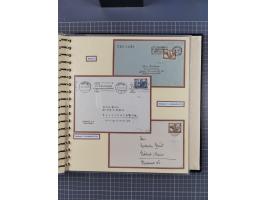 1923/45, umfangreiche Sammlung mit über 1000 Briefen und Karten mit besseren EF- und Mehrfachfrankaturen, vielen R-Briefen, v