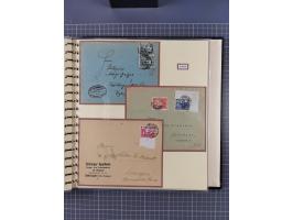 1923/45, umfangreiche Sammlung mit über 1000 Briefen und Karten mit besseren EF- und Mehrfachfrankaturen, vielen R-Briefen, v