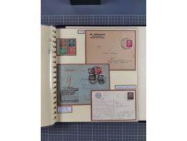 1923/45, umfangreiche Sammlung mit über 1000 Briefen und Karten mit besseren EF- und Mehrfachfrankaturen, vielen R-Briefen, v