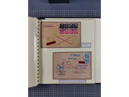 1923/45, umfangreiche Sammlung mit über 1000 Briefen und Karten mit besseren EF- und Mehrfachfrankaturen, vielen R-Briefen, v