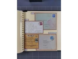 1923/45, umfangreiche Sammlung mit über 1000 Briefen und Karten mit besseren EF- und Mehrfachfrankaturen, vielen R-Briefen, v