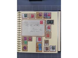 1923/45, umfangreiche Sammlung mit über 1000 Briefen und Karten mit besseren EF- und Mehrfachfrankaturen, vielen R-Briefen, v