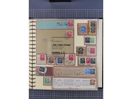 1923/45, umfangreiche Sammlung mit über 1000 Briefen und Karten mit besseren EF- und Mehrfachfrankaturen, vielen R-Briefen, v