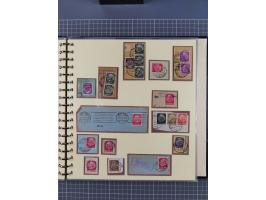 1923/45, umfangreiche Sammlung mit über 1000 Briefen und Karten mit besseren EF- und Mehrfachfrankaturen, vielen R-Briefen, v