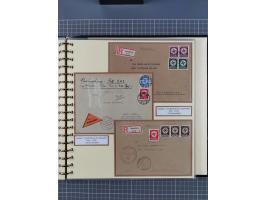 1923/45, umfangreiche Sammlung mit über 1000 Briefen und Karten mit besseren EF- und Mehrfachfrankaturen, vielen R-Briefen, v