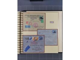 1923/45, umfangreiche Sammlung mit über 1000 Briefen und Karten mit besseren EF- und Mehrfachfrankaturen, vielen R-Briefen, v