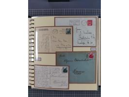 1923/45, umfangreiche Sammlung mit über 1000 Briefen und Karten mit besseren EF- und Mehrfachfrankaturen, vielen R-Briefen, v