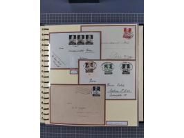 1923/45, umfangreiche Sammlung mit über 1000 Briefen und Karten mit besseren EF- und Mehrfachfrankaturen, vielen R-Briefen, v