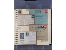 1923/45, umfangreiche Sammlung mit über 1000 Briefen und Karten mit besseren EF- und Mehrfachfrankaturen, vielen R-Briefen, v