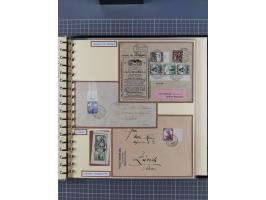 1923/45, umfangreiche Sammlung mit über 1000 Briefen und Karten mit besseren EF- und Mehrfachfrankaturen, vielen R-Briefen, v