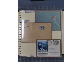 1923/45, umfangreiche Sammlung mit über 1000 Briefen und Karten mit besseren EF- und Mehrfachfrankaturen, vielen R-Briefen, v