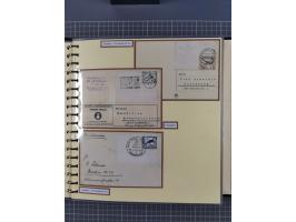 1923/45, umfangreiche Sammlung mit über 1000 Briefen und Karten mit besseren EF- und Mehrfachfrankaturen, vielen R-Briefen, v