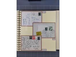 1923/45, umfangreiche Sammlung mit über 1000 Briefen und Karten mit besseren EF- und Mehrfachfrankaturen, vielen R-Briefen, v