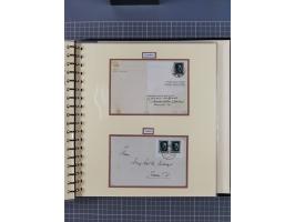 1923/45, umfangreiche Sammlung mit über 1000 Briefen und Karten mit besseren EF- und Mehrfachfrankaturen, vielen R-Briefen, v