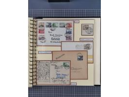 1923/45, umfangreiche Sammlung mit über 1000 Briefen und Karten mit besseren EF- und Mehrfachfrankaturen, vielen R-Briefen, v