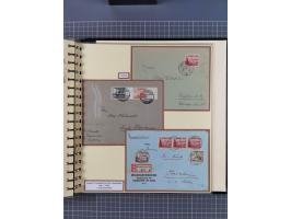 1923/45, umfangreiche Sammlung mit über 1000 Briefen und Karten mit besseren EF- und Mehrfachfrankaturen, vielen R-Briefen, v