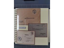 1923/45, umfangreiche Sammlung mit über 1000 Briefen und Karten mit besseren EF- und Mehrfachfrankaturen, vielen R-Briefen, v