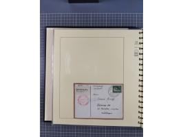 1923/45, umfangreiche Sammlung mit über 1000 Briefen und Karten mit besseren EF- und Mehrfachfrankaturen, vielen R-Briefen, v