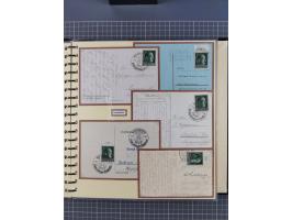 1923/45, umfangreiche Sammlung mit über 1000 Briefen und Karten mit besseren EF- und Mehrfachfrankaturen, vielen R-Briefen, v