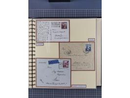 1923/45, umfangreiche Sammlung mit über 1000 Briefen und Karten mit besseren EF- und Mehrfachfrankaturen, vielen R-Briefen, v