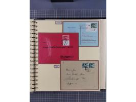 1923/45, umfangreiche Sammlung mit über 1000 Briefen und Karten mit besseren EF- und Mehrfachfrankaturen, vielen R-Briefen, v