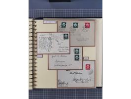 1923/45, umfangreiche Sammlung mit über 1000 Briefen und Karten mit besseren EF- und Mehrfachfrankaturen, vielen R-Briefen, v