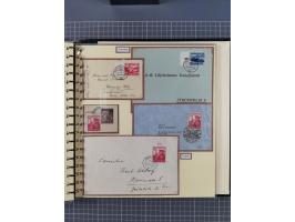 1923/45, umfangreiche Sammlung mit über 1000 Briefen und Karten mit besseren EF- und Mehrfachfrankaturen, vielen R-Briefen, v