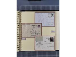 1923/45, umfangreiche Sammlung mit über 1000 Briefen und Karten mit besseren EF- und Mehrfachfrankaturen, vielen R-Briefen, v