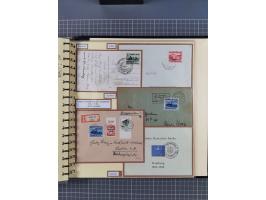 1923/45, umfangreiche Sammlung mit über 1000 Briefen und Karten mit besseren EF- und Mehrfachfrankaturen, vielen R-Briefen, v