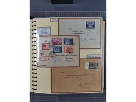 1923/45, umfangreiche Sammlung mit über 1000 Briefen und Karten mit besseren EF- und Mehrfachfrankaturen, vielen R-Briefen, v