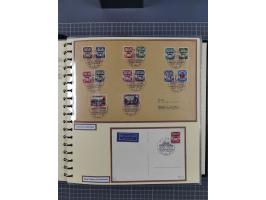 1923/45, umfangreiche Sammlung mit über 1000 Briefen und Karten mit besseren EF- und Mehrfachfrankaturen, vielen R-Briefen, v